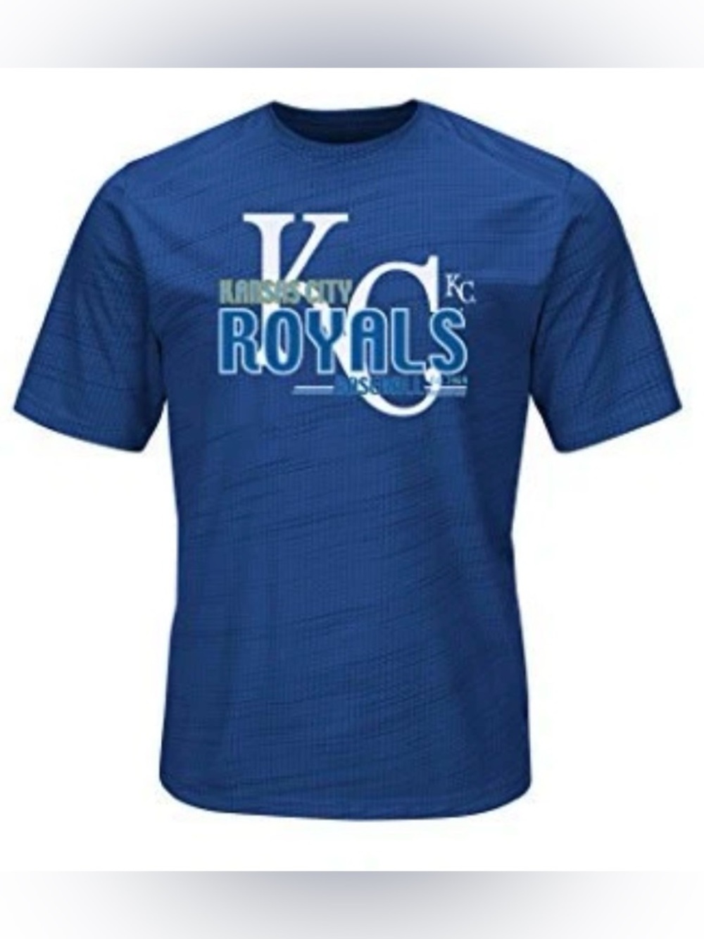 NWT [MLB] Kansas City Royals MLB Short-Sleeve Performance Shirt Blue Men’s S